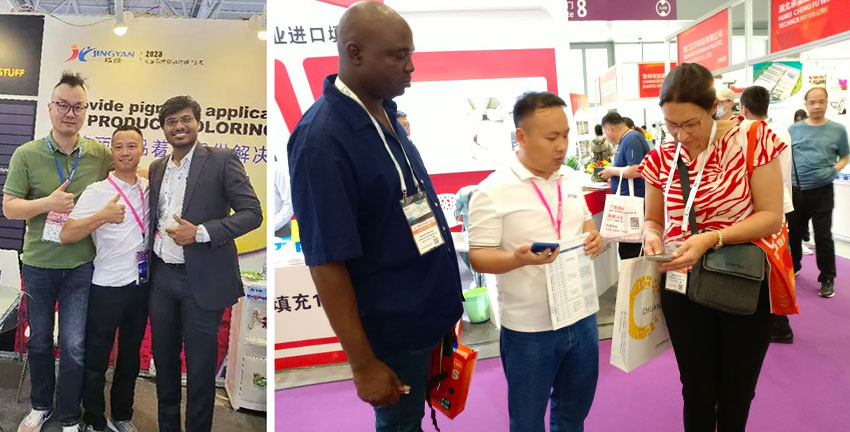 與國(guó)外客戶留影交換聯(lián)系方式中